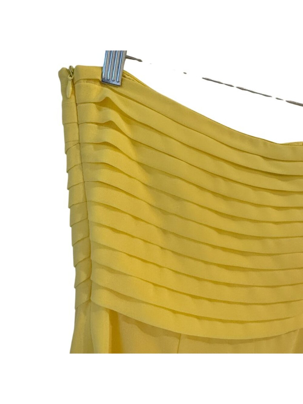 Hello Molly M Celebrating Love Maxi Dress Yellow Frill Strapless Sheer Fairycore - Picture 15 of 16
